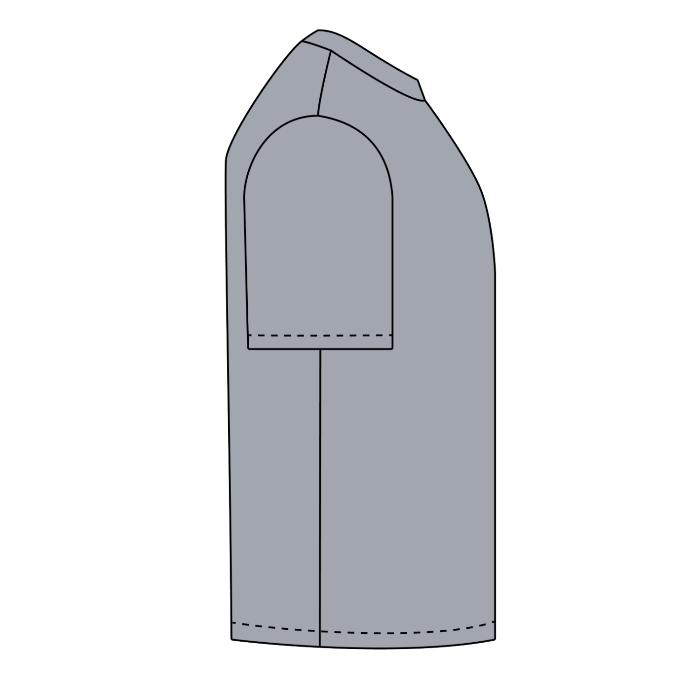 Never Give Up Heavyweight Cotton T-Shirt