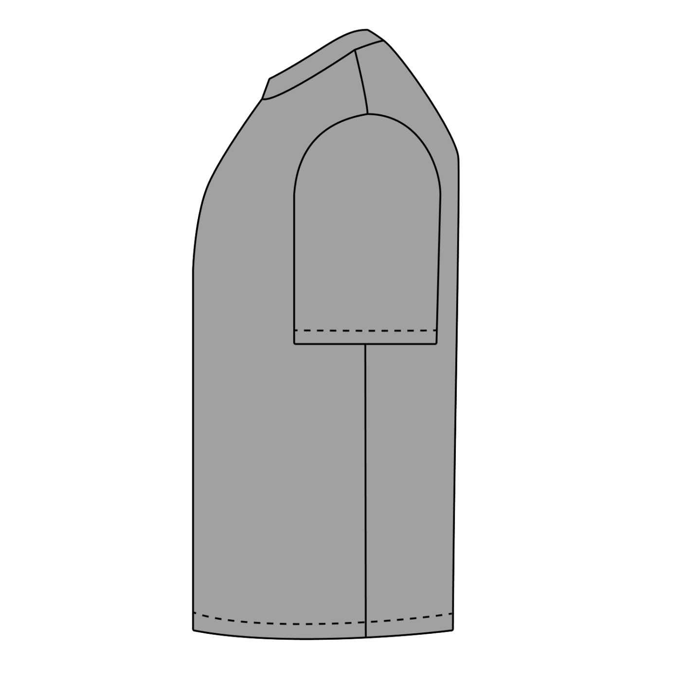 Never Give Up Heavyweight Cotton T-Shirt