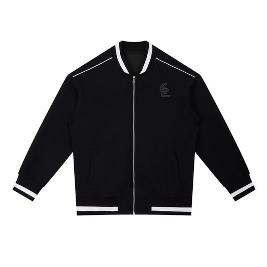 Milliray Contrast Piping Zip Bomber Jacket