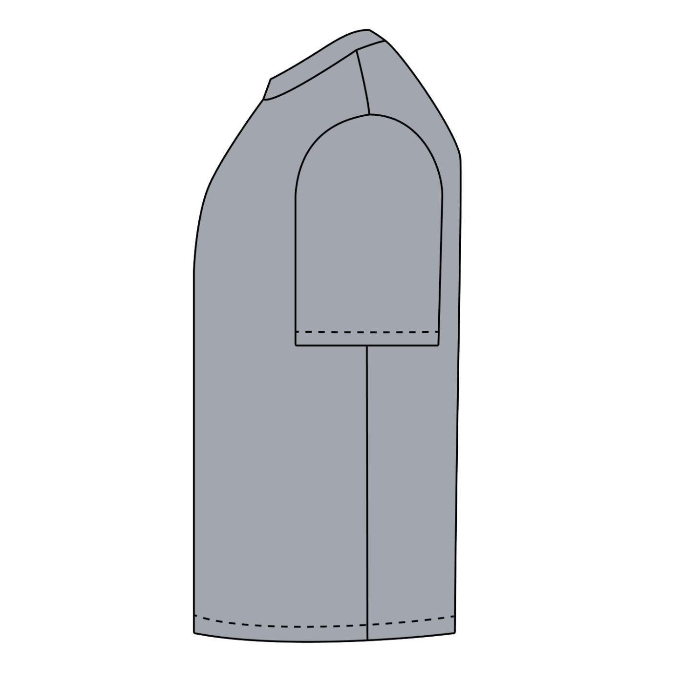 Never Give Up Heavyweight Cotton T-Shirt