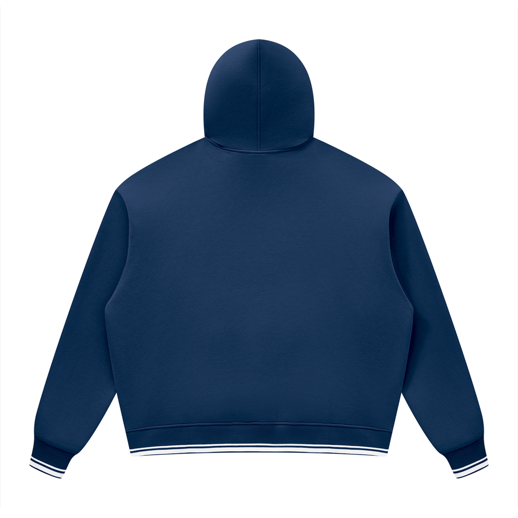 Stereo Hearts Unisex Oversized Color Block Fleece Hoodie