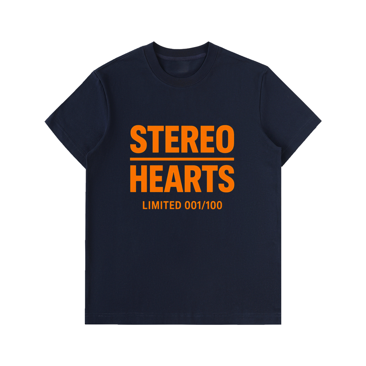 Stereo Hearts Heavyweight Cotton T-Shirt