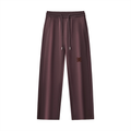 ЭE Signature Straight-Leg Sweatpants — Dark Reddish Purple