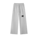 ЭE Wide-Leg Sweatpants — Black & Flower Gray