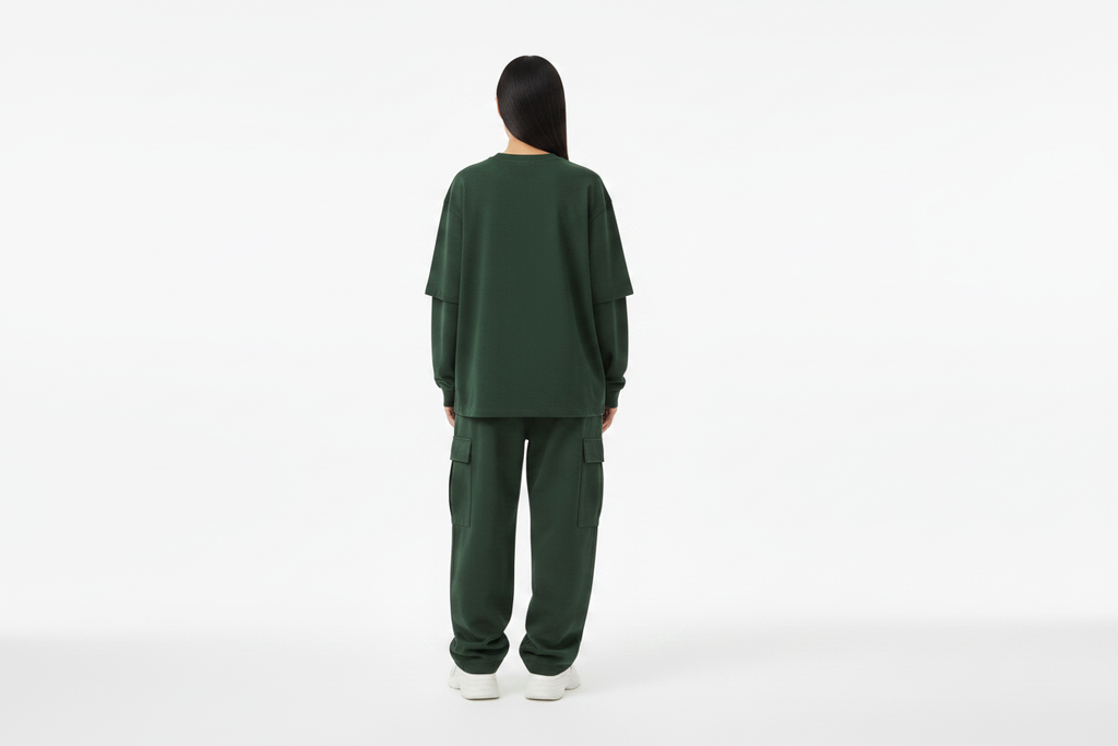 Back View - Forest Green