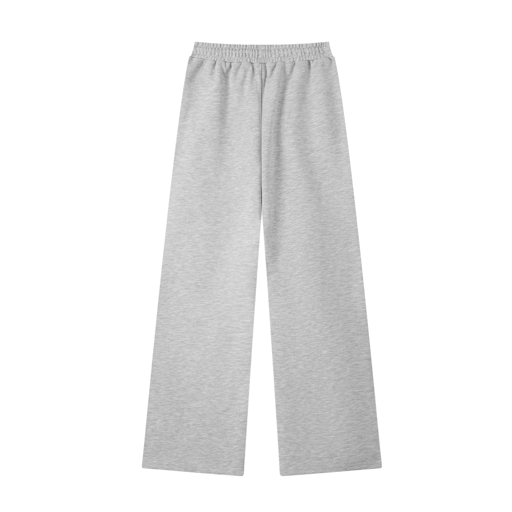 ЭE Wide-Leg Sweatpants — Black & Flower Gray