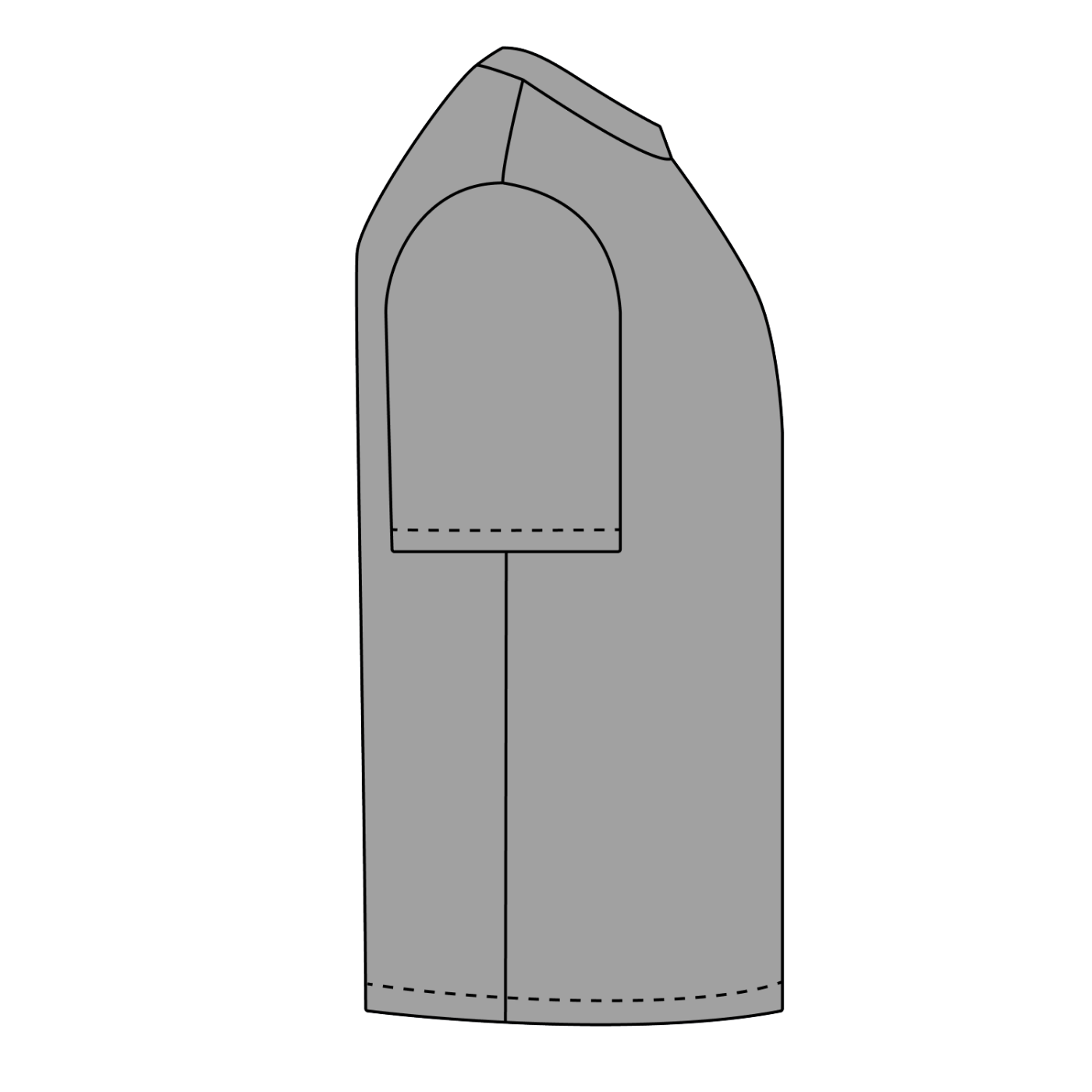 Never Give Up Heavyweight Cotton T-Shirt