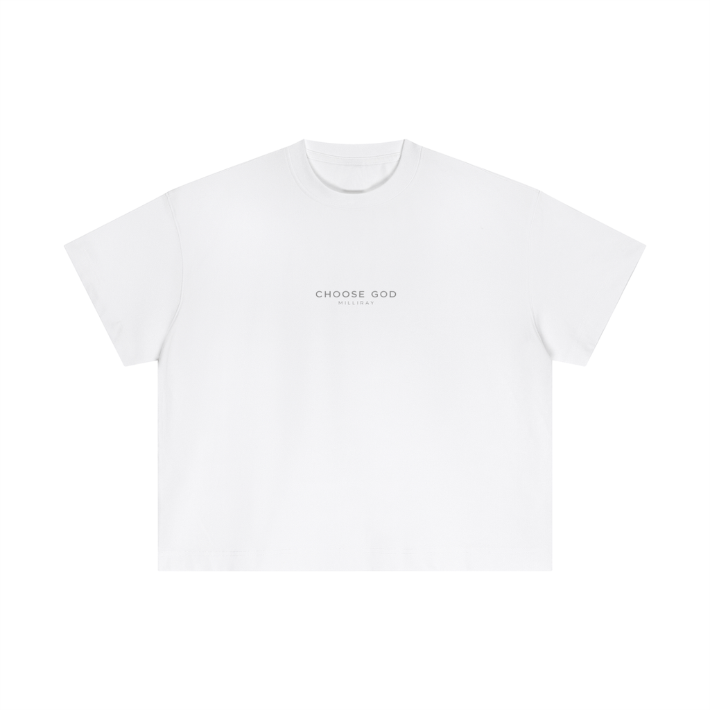 Choose God Essential Cotton Boxy T-Shirt