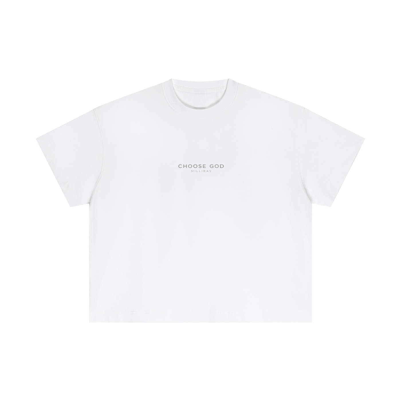 Choose God Essential Cotton Boxy T-Shirt