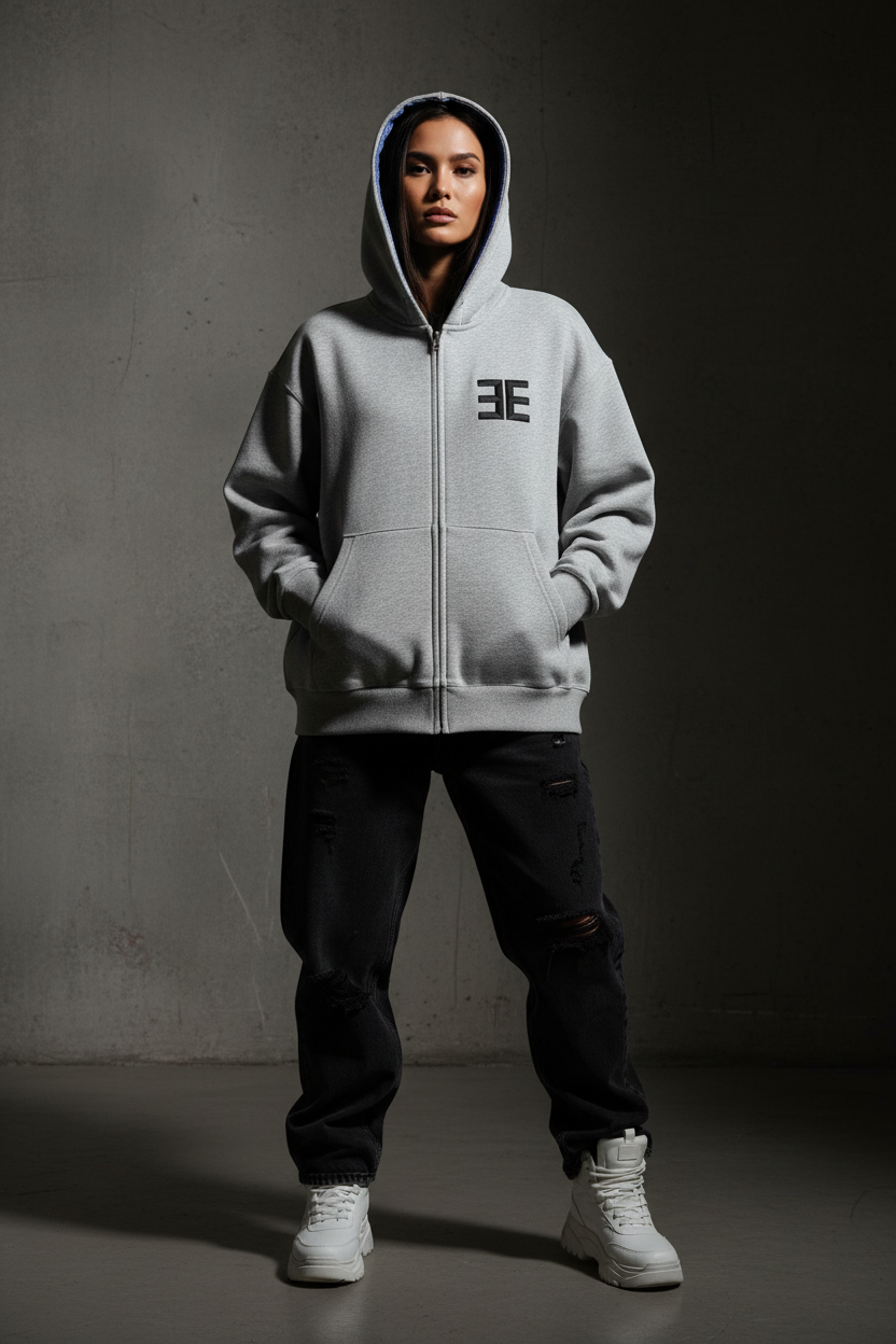 Female Model - Element Hoodie Front