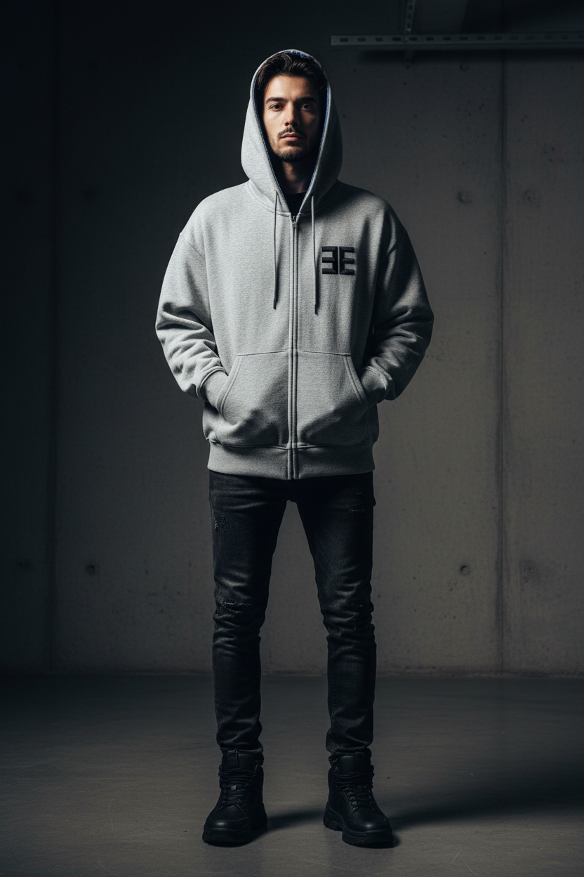 Male Model - Element Hoodie Front