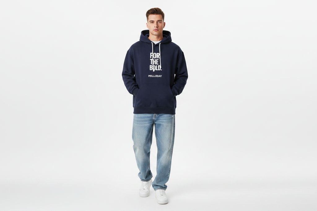 Male Model - For The Bold Hoodie Front