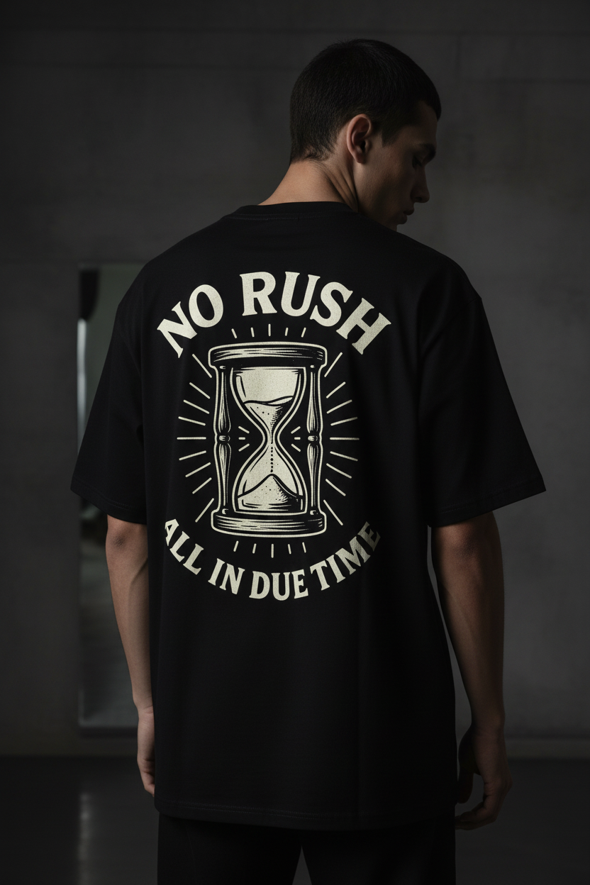 Male Model - No Rush Tee Back