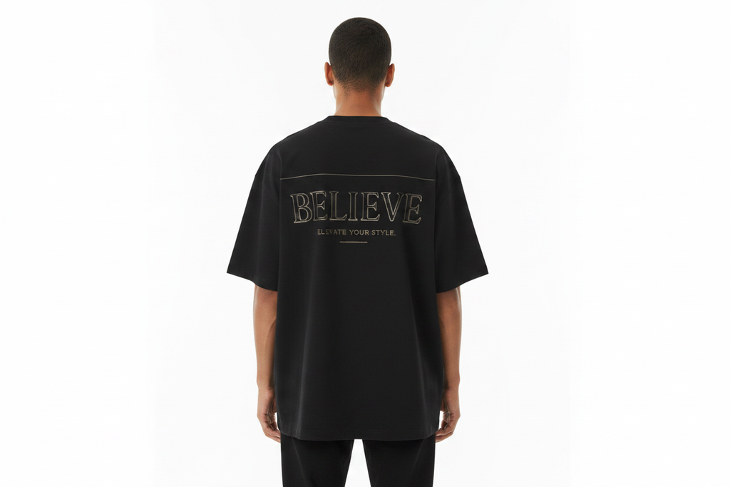Unisex Model - Believe Tee Back
