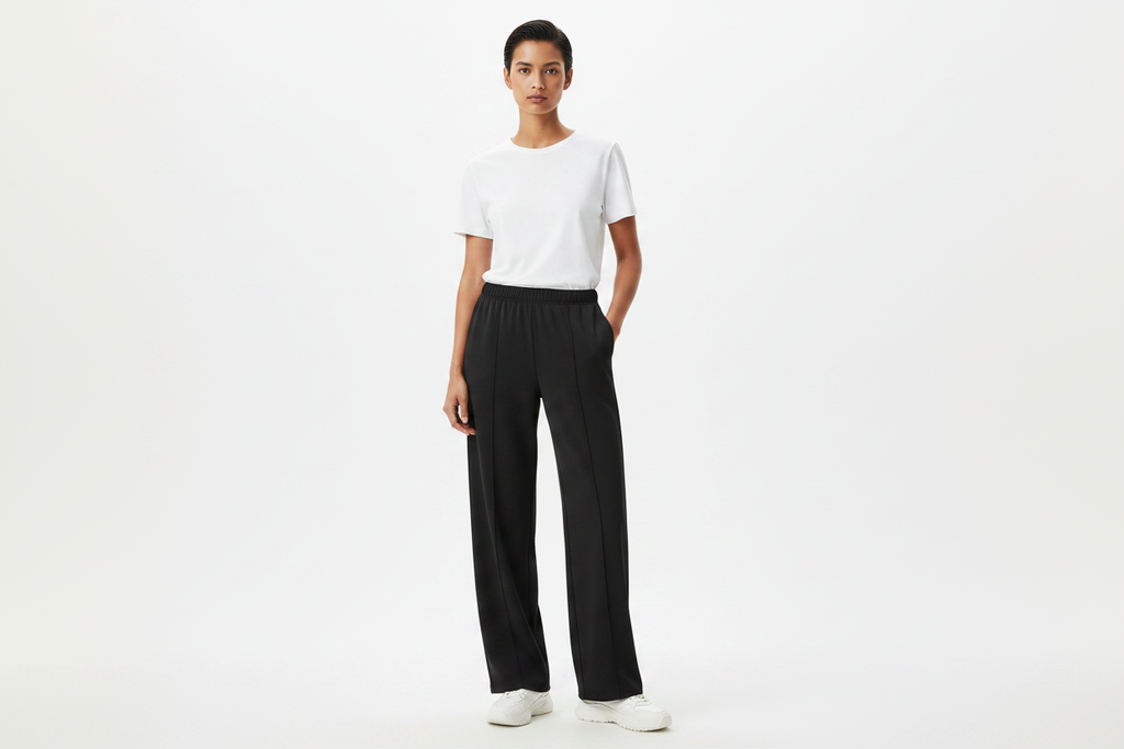 Unisex Model - Black Trousers No Drawstring