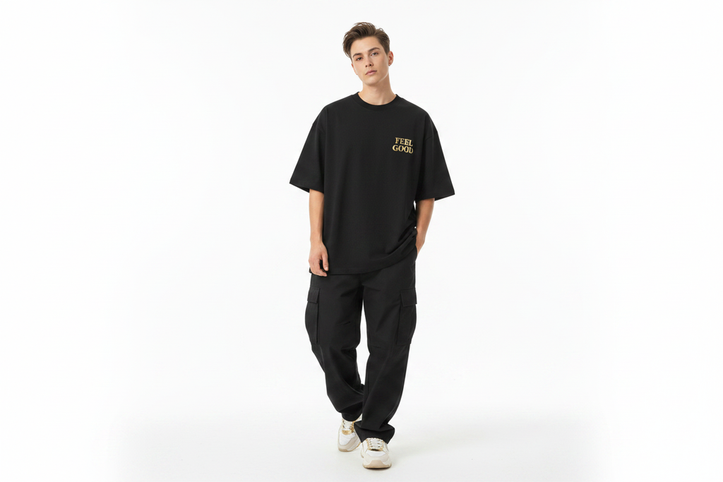 Unisex Model - Feel Good Tee Front