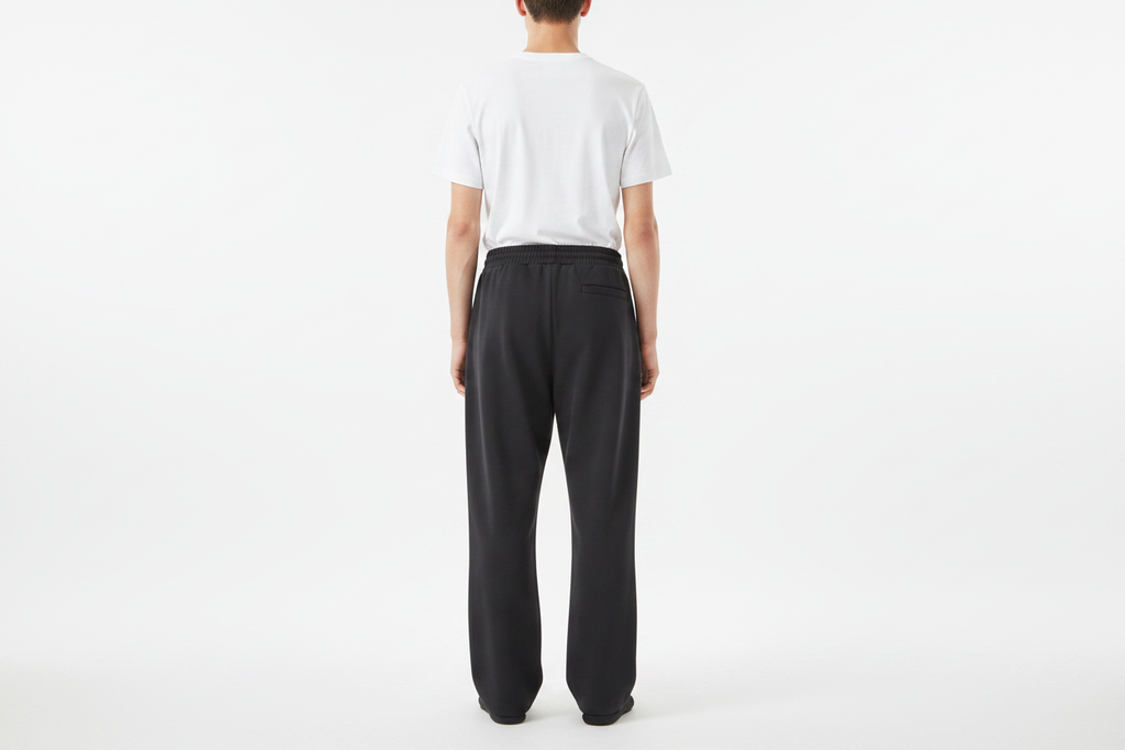 Unisex Model - Wide Leg Trousers Back